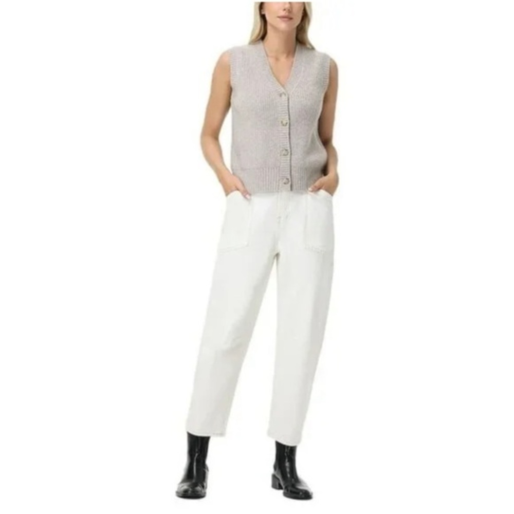 NWT Frye Women's Barrel Jean in Bone